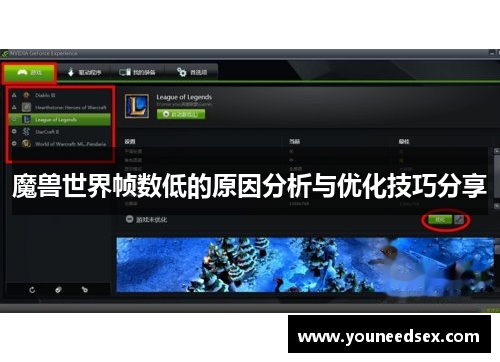 魔兽世界帧数低的原因分析与优化技巧分享